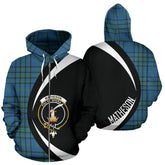 Matheson Hunting Ancient Tartan Crest Zipper Hoodie - Circle Style